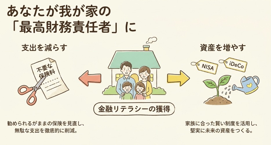 主婦は家計の最高財務責任者：支出を減らし資産を増やす金融リテラシー