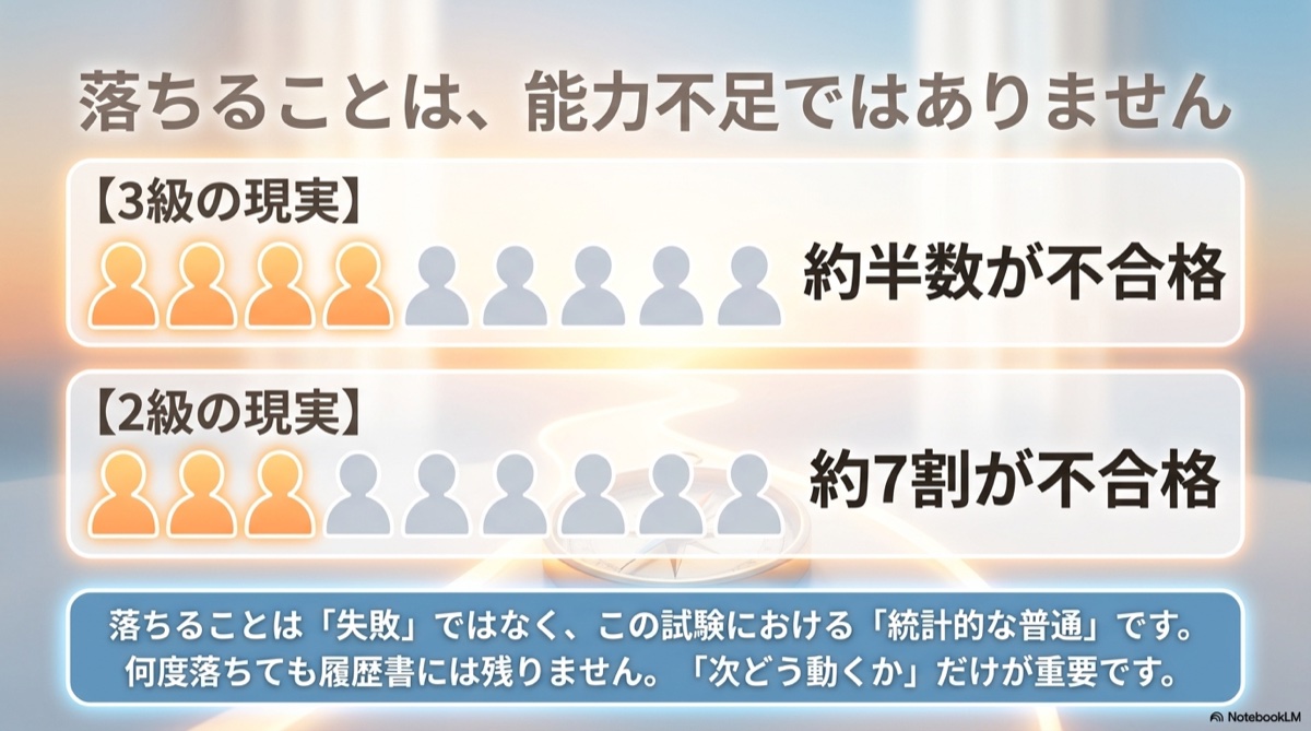 簿記検定に落ちた人のための再挑戦ロードマップ｜原因診断と次回合格の具体策