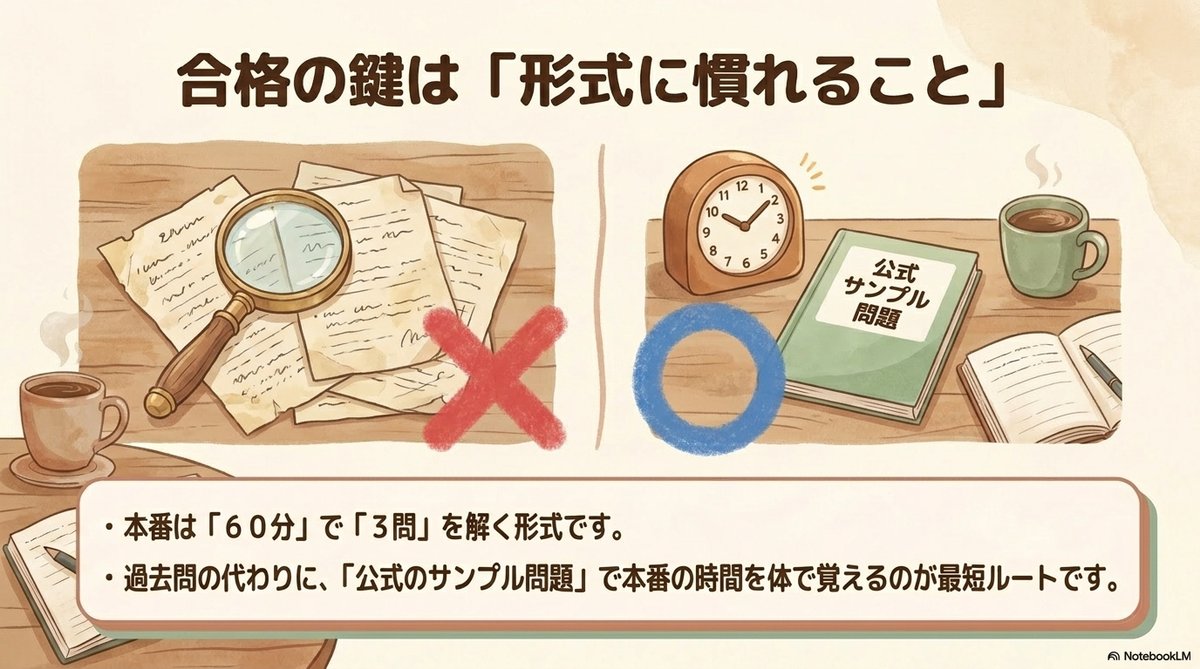 簿記3級 過去問 形式 慣れる 公式サンプル問題 60分 3問構成
