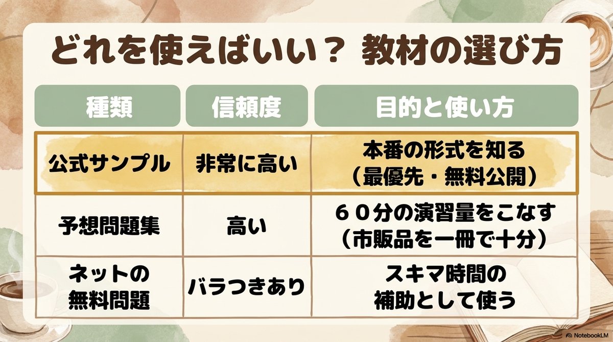 簿記3級 過去問 教材 選び方 公式サンプル 予想問題集 無料問題