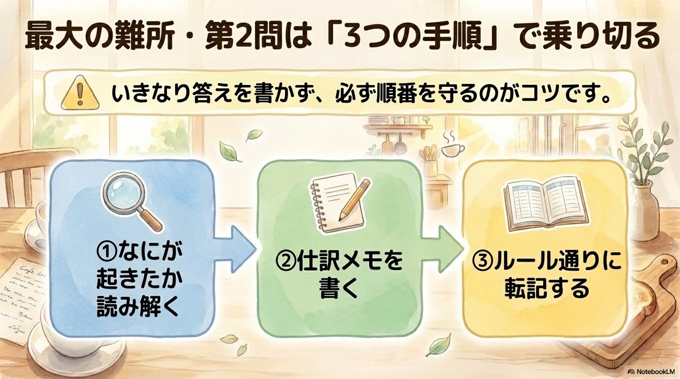 簿記3級リベンジ・再挑戦の第3問決算書作成のタイムマネジメント