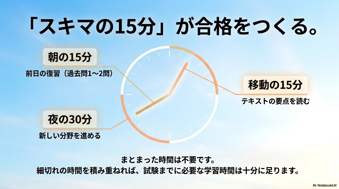FP3級 落ちた スキマ時間 15分 学習