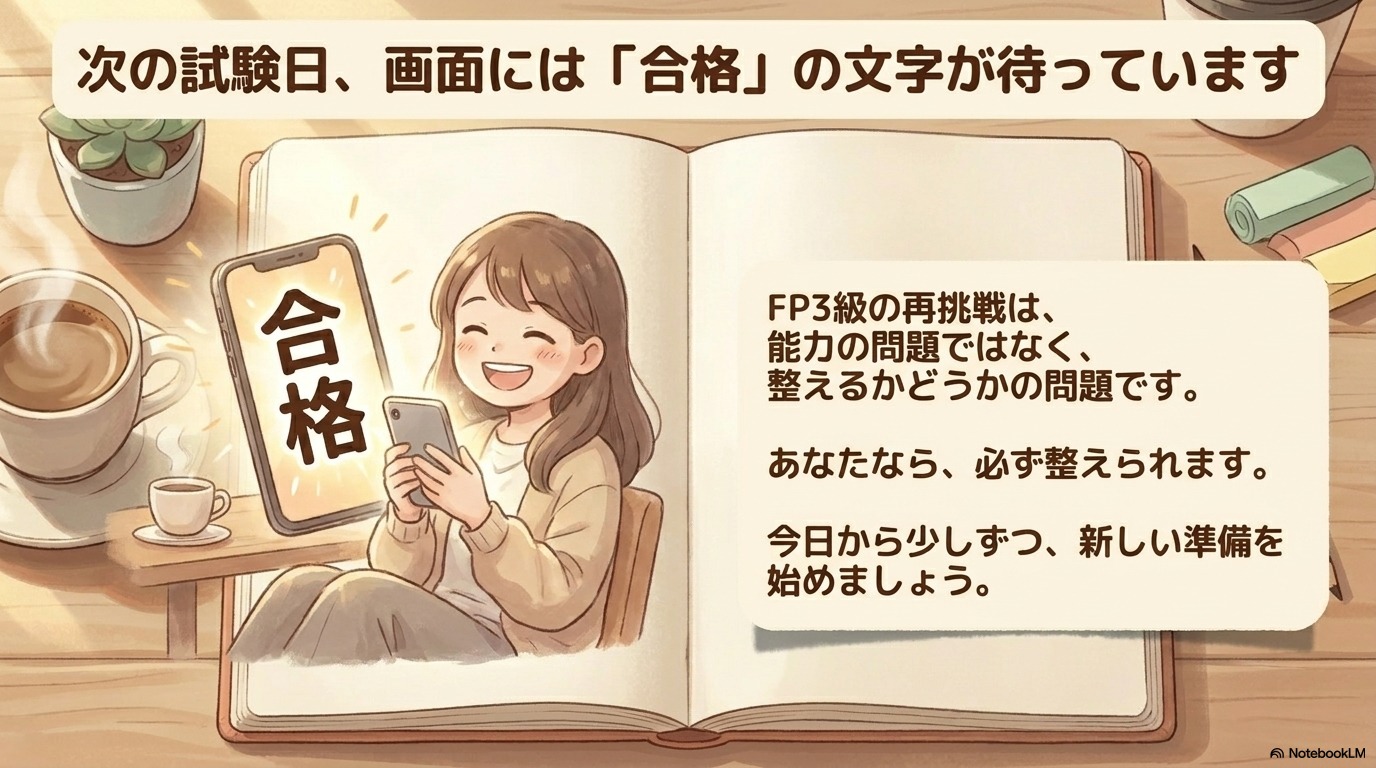 FP3級リベンジ・再挑戦の合格通知を受け取った瞬間