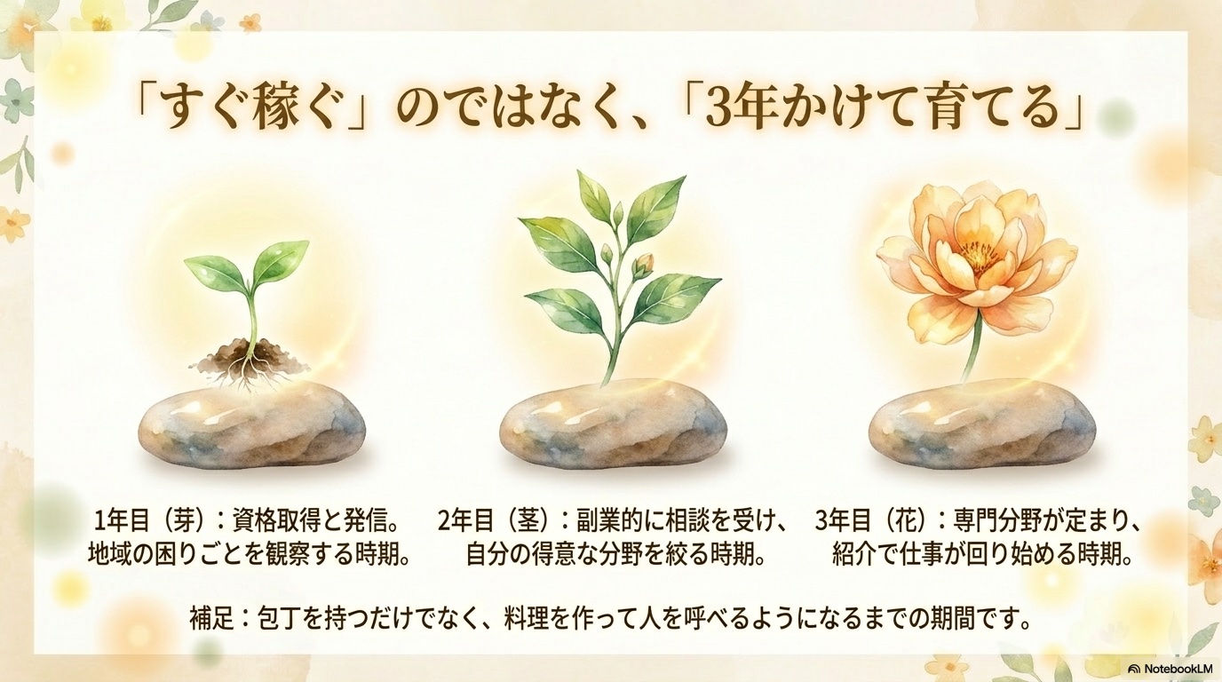 行政書士 子持ちが知るべき「すぐ稼げる」ではなく「3年で育てる」資格の構造