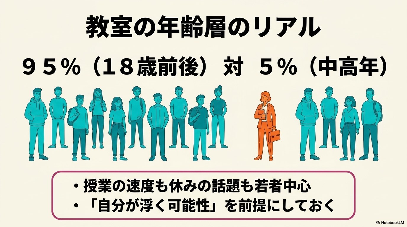 公共職業訓練 同期 18歳95% 中年5%｜年齢層のリアル