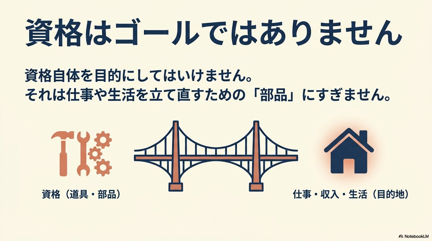 資格 役に立たない｜資格はゴールではなく仕事・生活を立て直す部品
