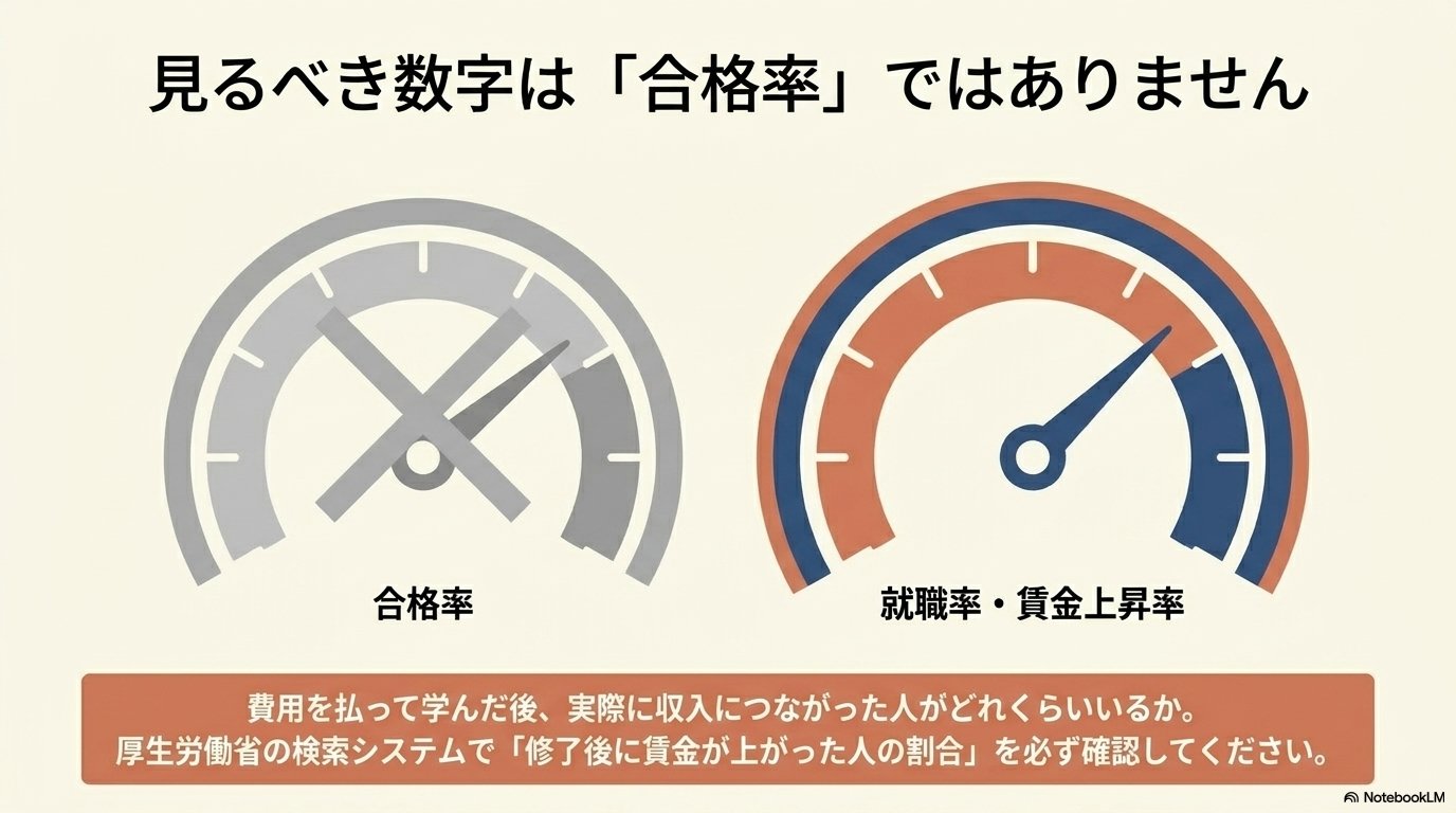 資格 役に立たない｜見るべき数字は合格率ではなく就職率と賃金上昇率
