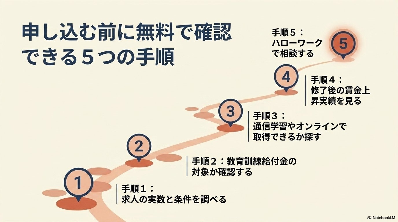 資格 役に立たない｜申し込む前に無料で確認できる5つの手順