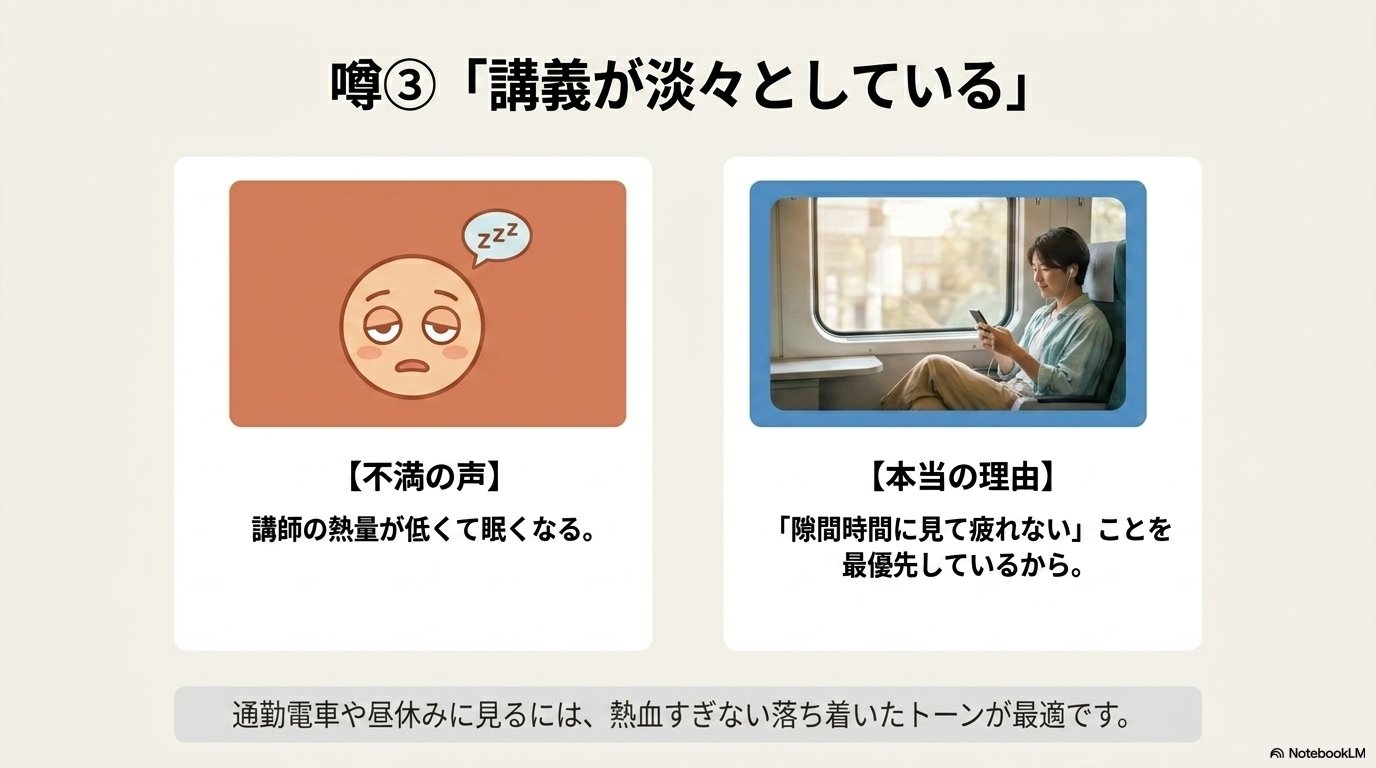 スタディング 評判 悪い 講義 淡々