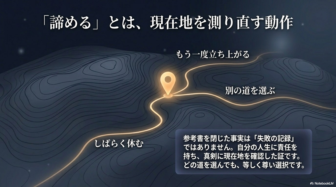 宅建を諦めるという行為は失敗ではなく自分の現在地を真剣に測り直す動作