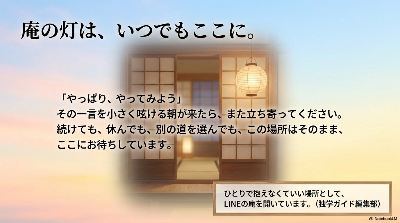 宅建を諦めた夜にひとりで抱えなくていい場所として独学ガイド編集部の庵