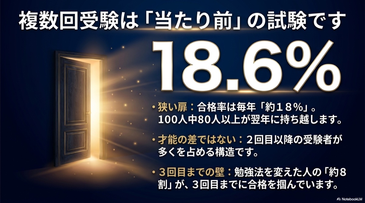 宅建に何回 落ちたあなたへ｜次で必ず合格するための12ヶ月の設計図