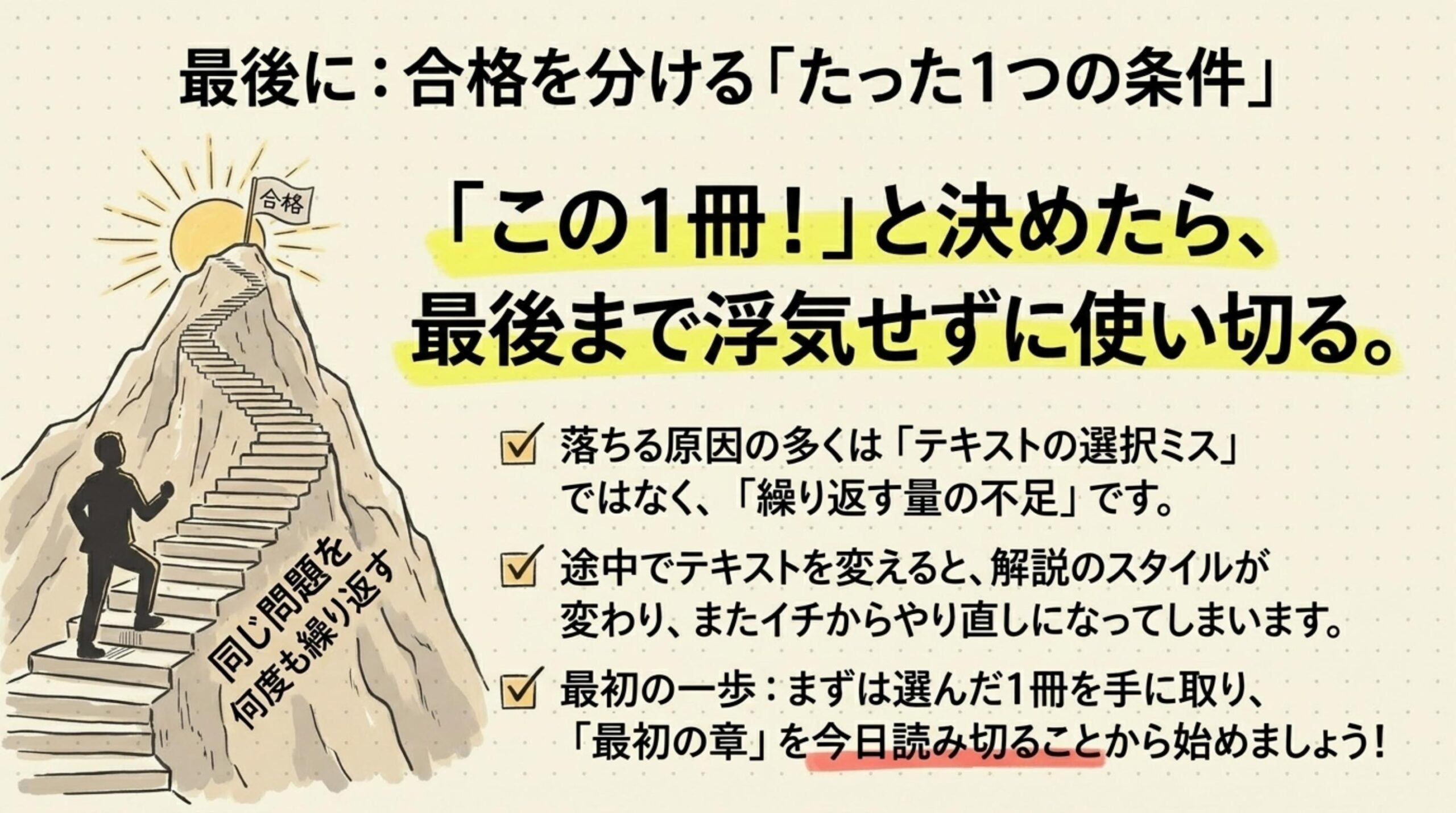 簿記2級合格を分けるたった1つの条件は決めた1冊を最後まで使い切ること