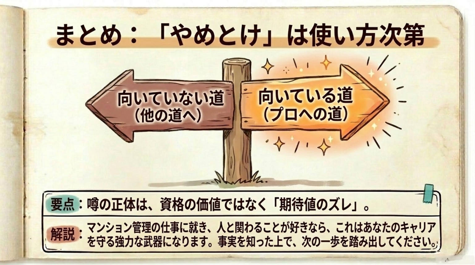 管理業務主任者やめとけかどうかの判断軸まとめ