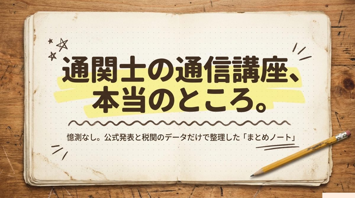 フォーサイトの通関士講座とは｜料金・合格率を独学や他講座と比較