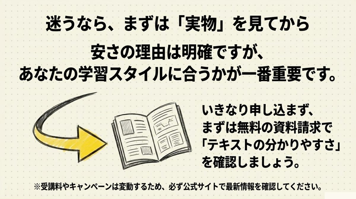 迷うならまずは実物を見てから 安さの理由は明確だが自分の学習スタイルに合うかが一番重要