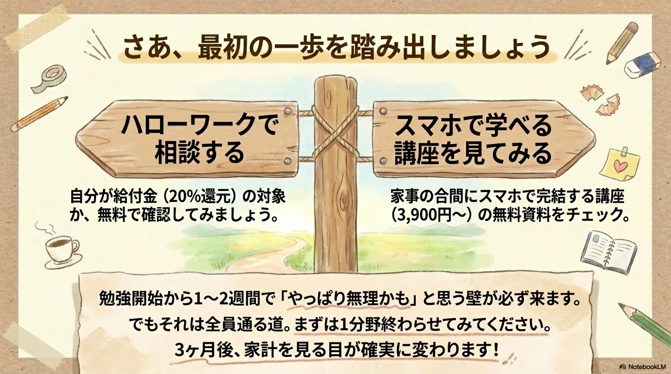 FP3級の勉強法、主婦の最初の一歩はハローワークか通信講座の資料請求