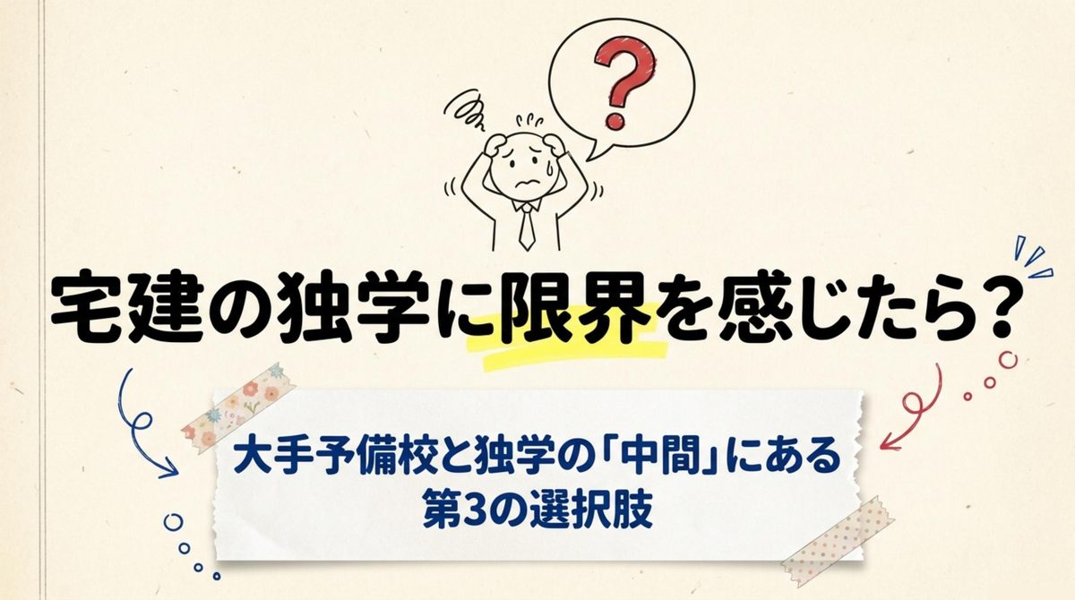 宅建の水野塾とは|独学と大手予備校の中間にある選択肢