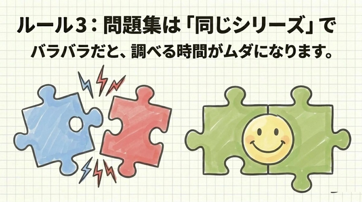 宅建テキストと問題集は同じシリーズで揃えるべき理由