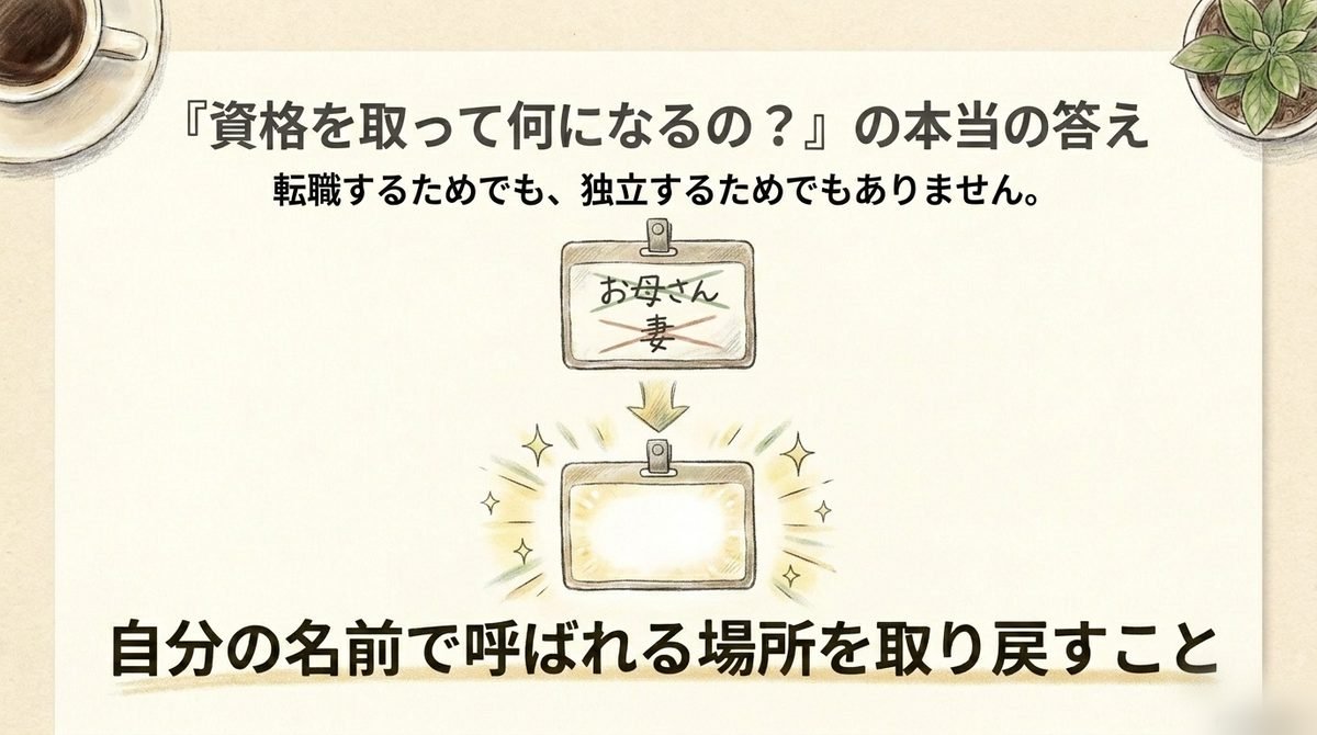 宅建資格を取る本当の理由を示す図