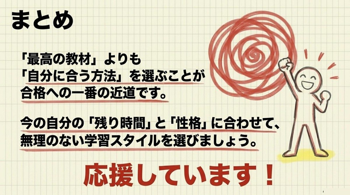 宅建合格は自分に合う学習方法を選ぶことが近道というまとめ