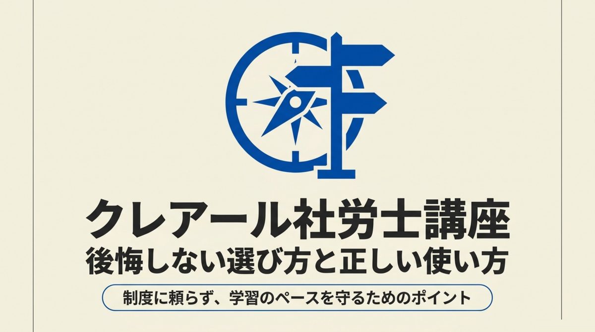 クレアール社労士講座の評判をセーフティコースの使い方まで含めて判断する図解