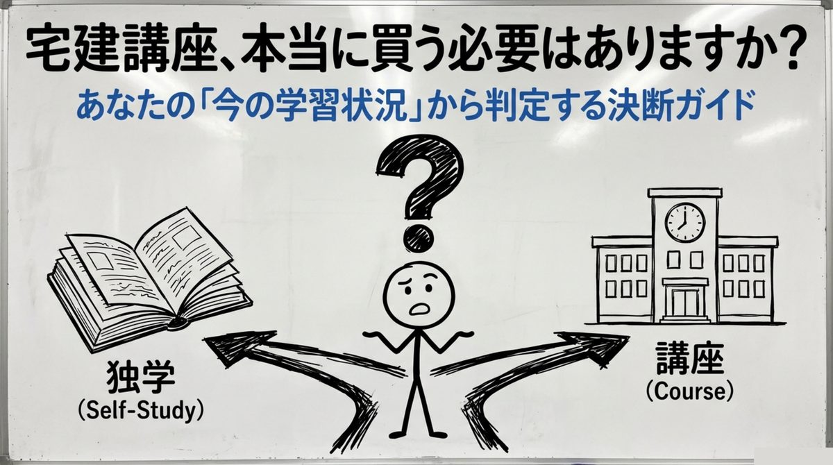 宅建講座は本当に必要かを判断するガイド 宅建講座を本当に買う必要があるかを独学と講座で比較する判断ガイド