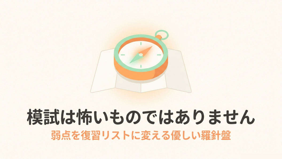 社労士模試を合格への道具に変える考え方を示すタイトル画像