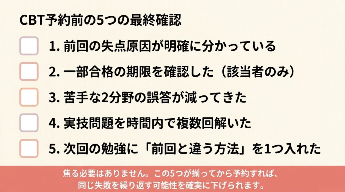 FP3級CBT予約前の5つの最終確認