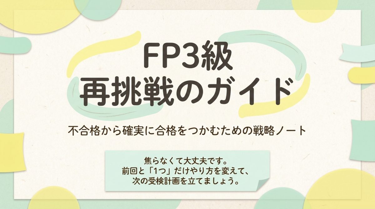 FP3級再挑戦ガイドの全体像