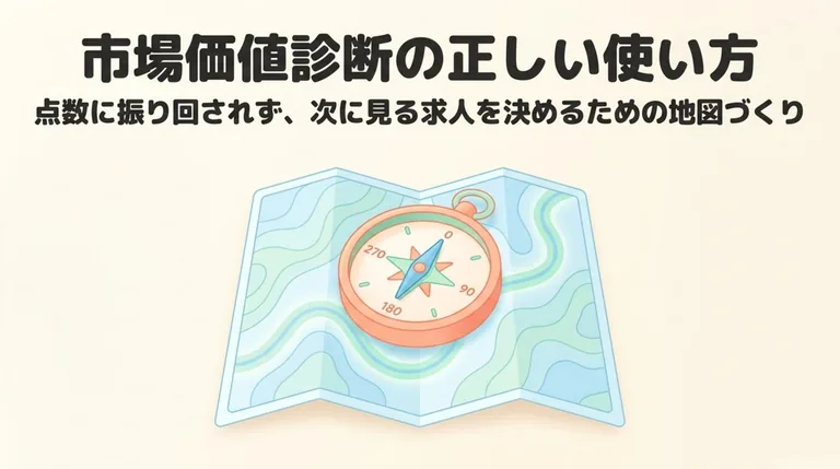 市場価値診断を点数ではなく次に見る求人を決める地図として使う全体像