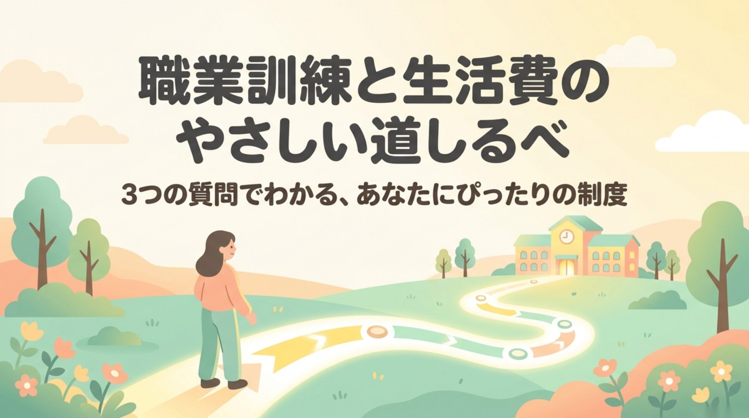 2つの制度の違いは、雇用保険に入っていたかどうかで決まるを整理した図解