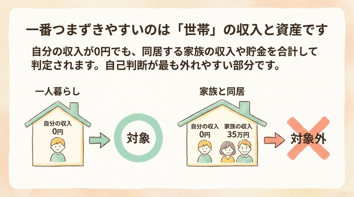 月10万円を受け取るための条件|求職者支援訓練とは|雇用保険がない人が月10万円を受けながら学ぶ制度 月10万円を受け取るための条件を整理した図解